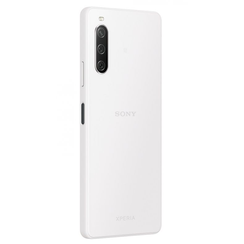 Sony xperia 10-IV baltos spalvos nugarele kaire puse