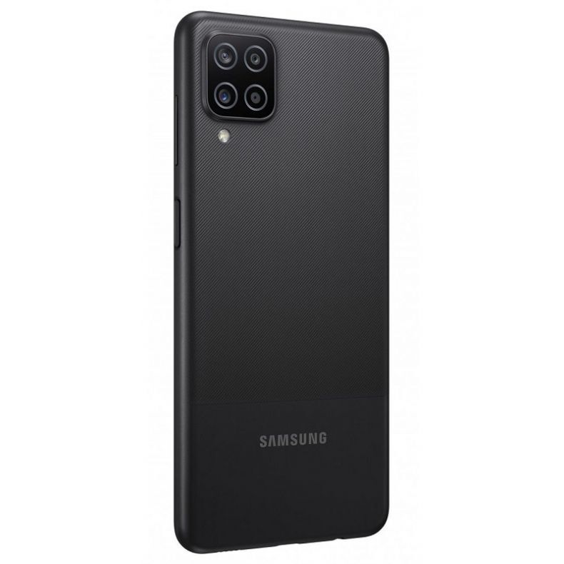 Samsung A12 128GB juodas iš kairės nugarėlė