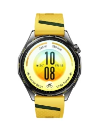  Huawei Gt 7, 46mm juodas su geltona apyranke, 1 nuotrauka