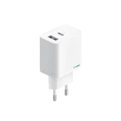 Oppo Supervooc tinklo įkroviklis su USB-A ir USB-C jungtimis - 45W, balta, 1 nuotrauka