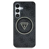 Guess Samsung Galaxy S25 Ultra Triangle Magsafe dėklas, juoda, 1 nuotrauka