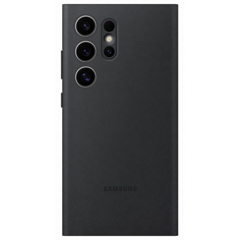 SAMSUNG Galaxy S24 Ultra Smart View dėklas juodas