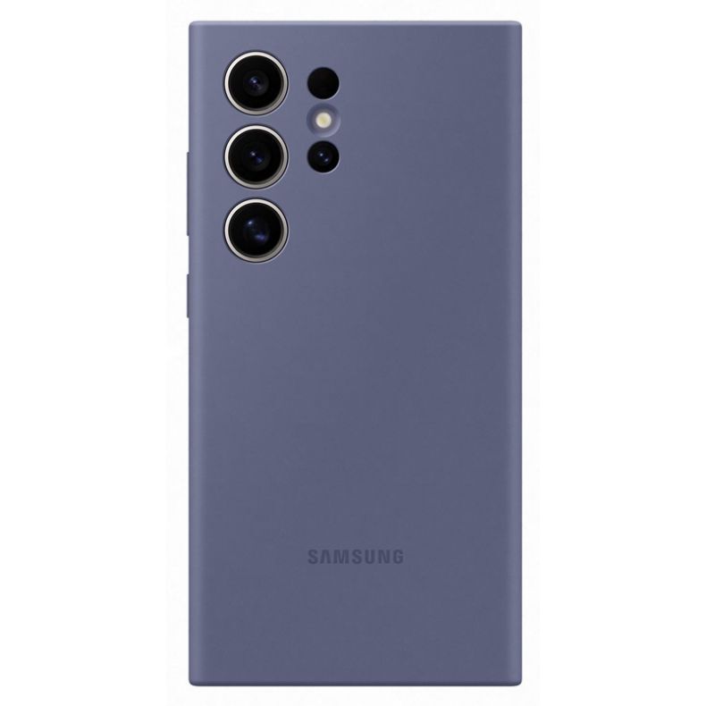 SAMSUNG Galaxy S24 Ultra silikoninis dėklas violetinis