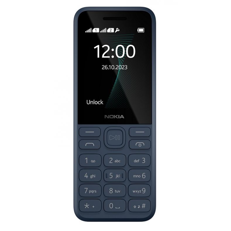  Nokia 130_is priekio_ melynos_spalvos