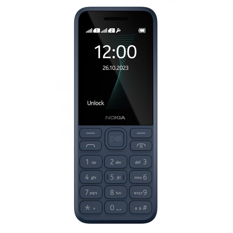  Nokia 130_is priekio_ melynos_spalvos