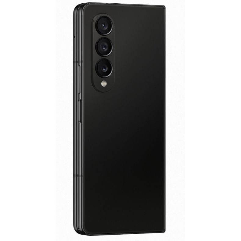Samsung Z Fold4 nugarele kampu su mygtukais juoda spalva