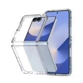 Techprotect Samsung Galaxy Flip7 flexair hybrid dėklas, skaidri, 1 nuotrauka