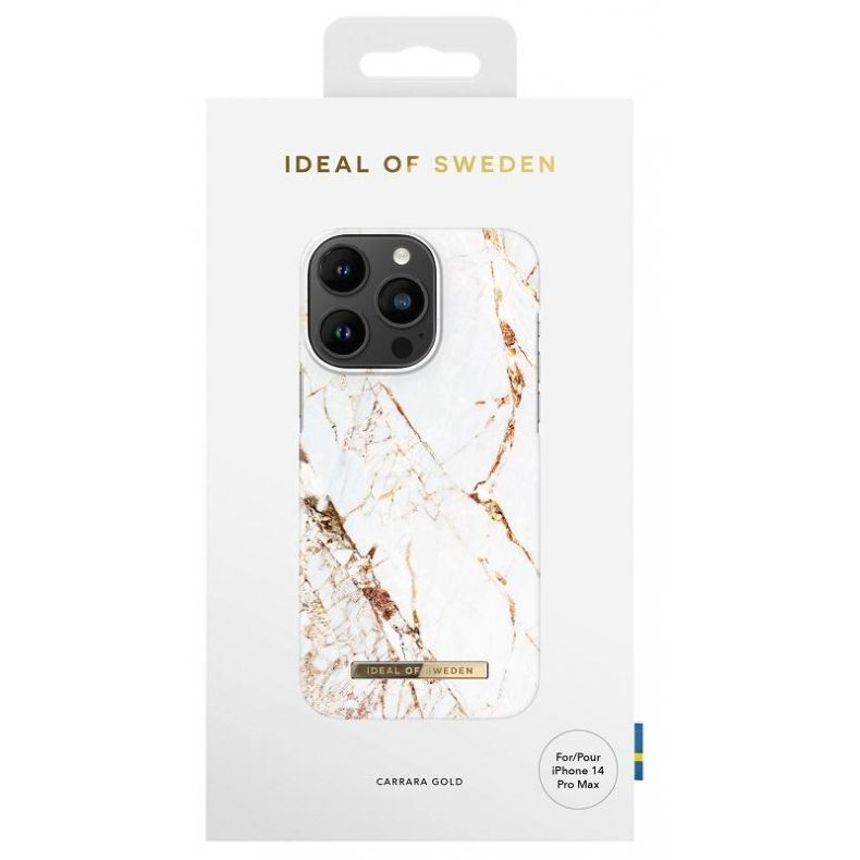 IDEAL OF SWEDEN dėklas iPhone 14 Pro Max Carrara Gold