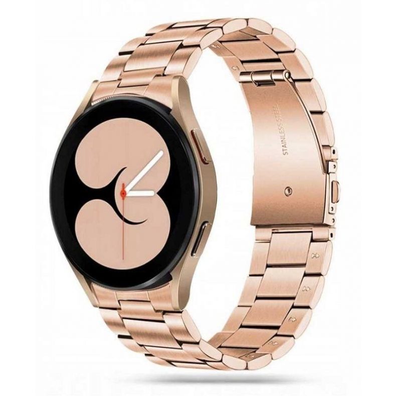 METALINIS dirželis Samsung Watch4 | 5 | 5Pro rausvo aukso