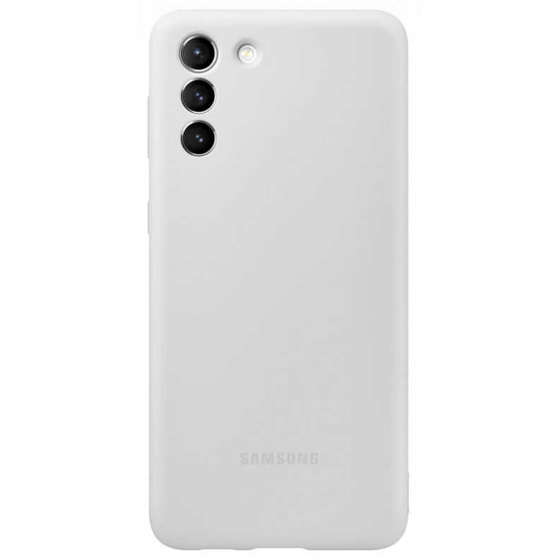 Samsung Galaxy S21+ silikoninis dėklas, pilkas