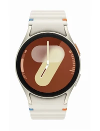 Samsung Galaxy Watch7 40mm laikrodis su kreminės spalvos apyranke, 1 nuotrauka