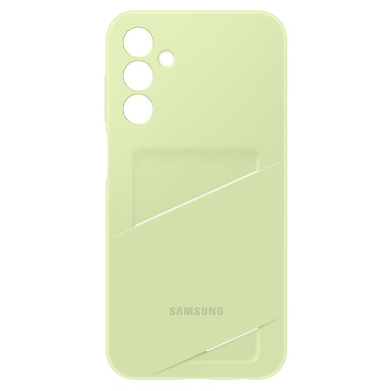 SAMSUNG Galaxy A15 dėklas su kortelių kišenėle žalsvas