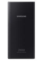 SAMSUNG išorinė baterija 20000 mAh, juoda, priekis