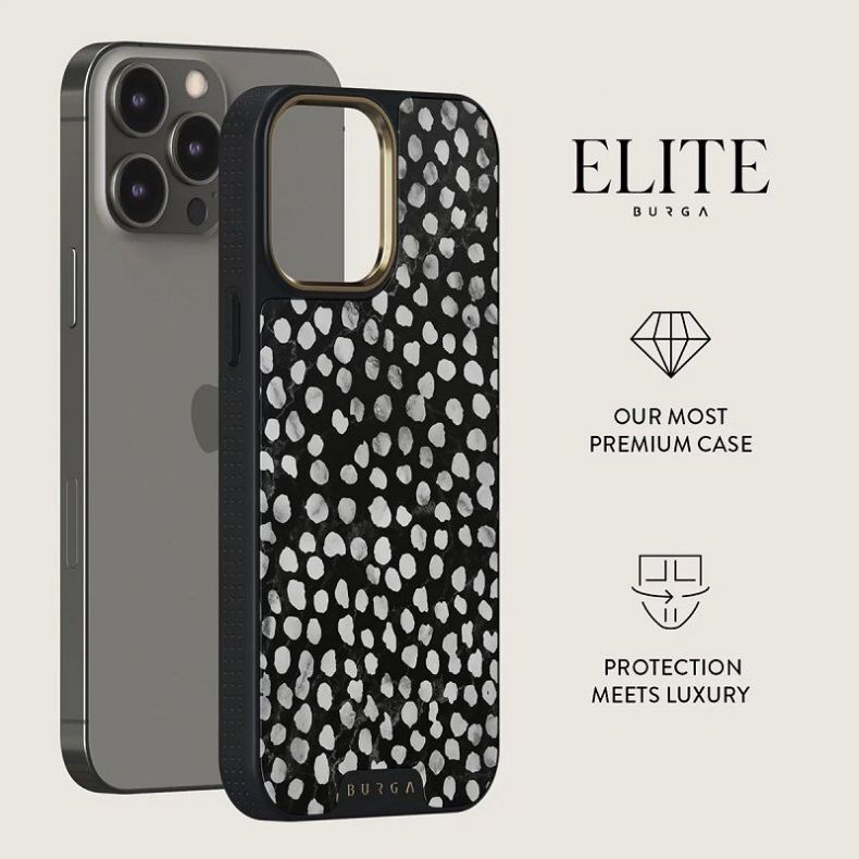 BURGA Elite Gold dėklas iPhone 14 Pro Night Sky