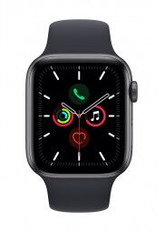 Apple Watch SE 44mm  juodas ekranas