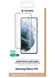 Samsung Galaxy S22 grūdintas apsauginis stikliukas ant telefono ekrano