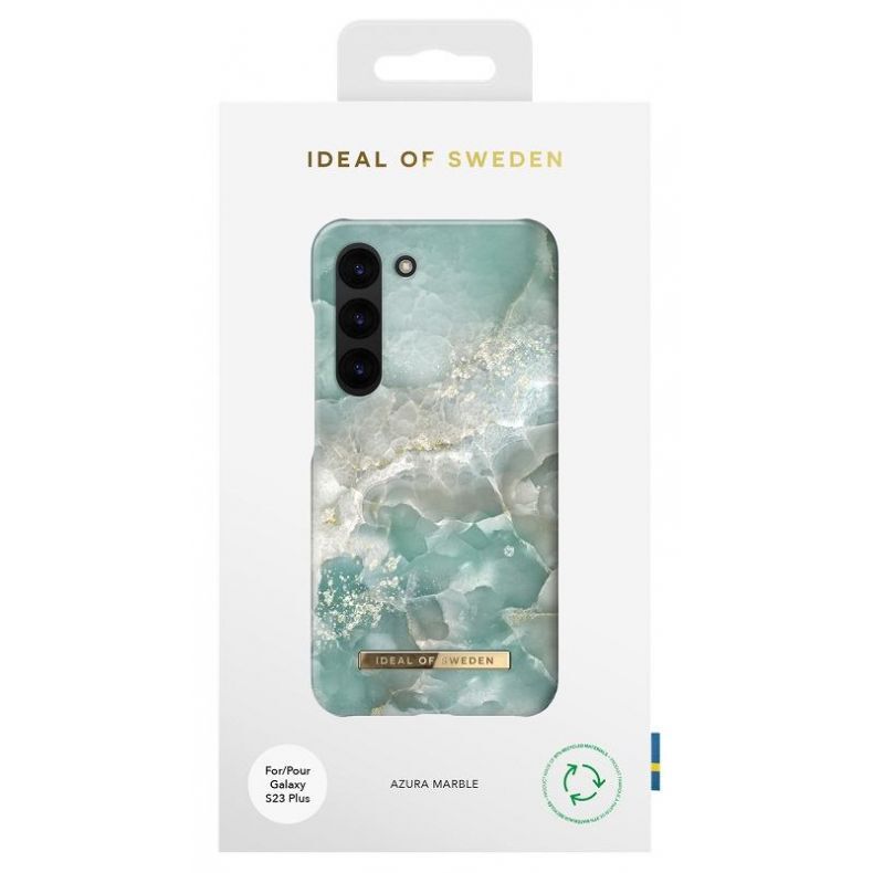 IDEAL OF SWEDEN  dėklas Samsung Galaxy S23+ Azure Marble