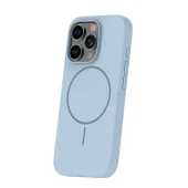 Smart iPhone 16 Pro silikoninis Magsafe dėklas, šviesi mėlyna, 1 nuotrauka