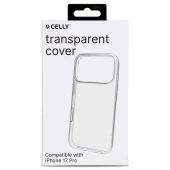 Celly iPhone 17 Pro skaidrus silikoninis dėklas, 1 nuotrauka