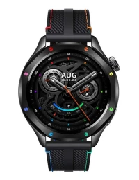 Xiaomi Watch S4, juodas su austiniu diržellu, 1 nuotrauka
