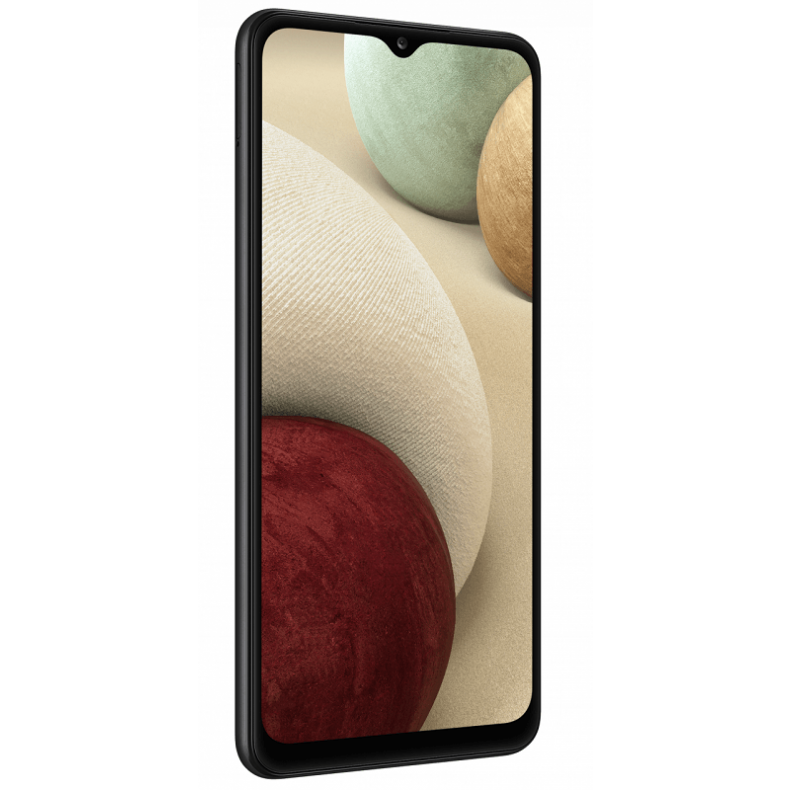 Samsung A12 128GB juodas iš kairės