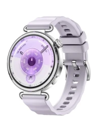 Huawei GT6 41mm, sidabrinis su violetine apyranke, 1 nuotrauka