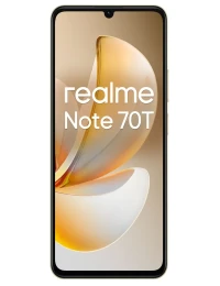 Realme Note 70T ismanusis telefonas, 128GB, auksinis, 1 nuotrauka