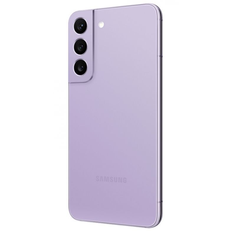 Samsung_GalaxyS22_Nugarelė_pasuktas_violetinis