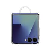 Samsung Galaxy Flip7 skaidrus dėklas su žiedu, 1 nuotrauka