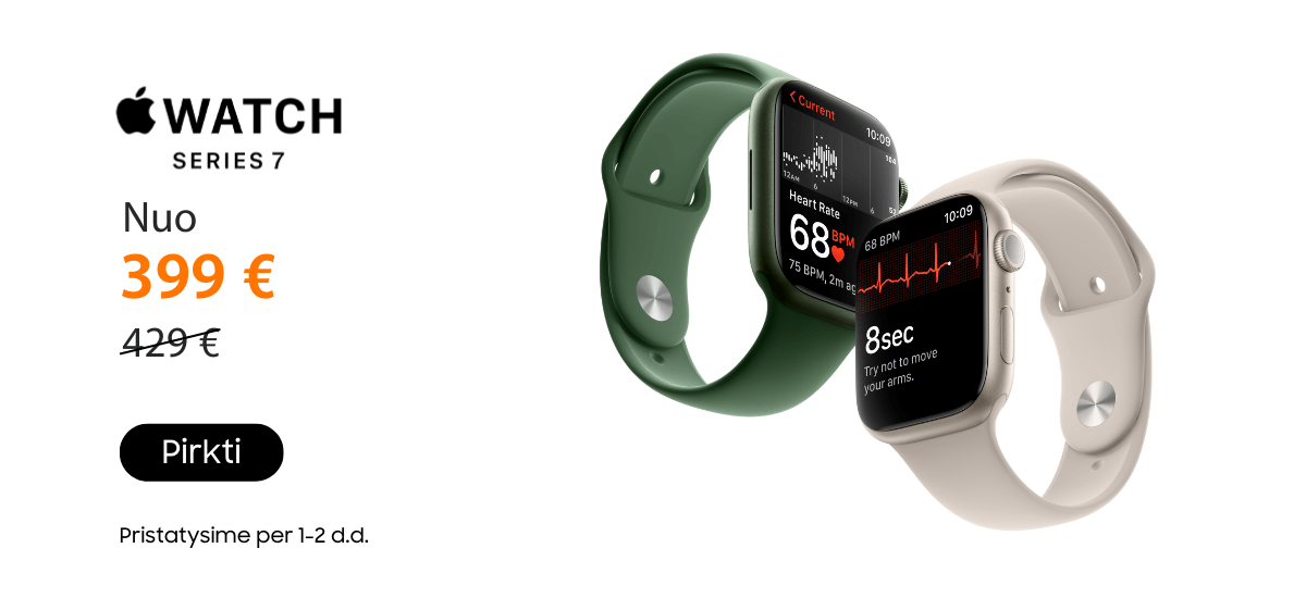 Apple Watch Series 7 - nuo 399 Eur