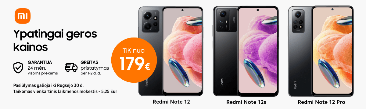 MP.lt Xiaomi Redmi Note 12 serija