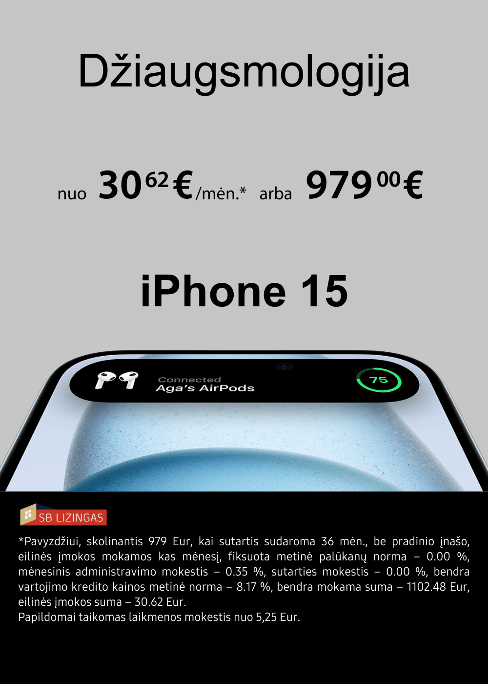 MP.lt iPhone 15 jau prekyboje