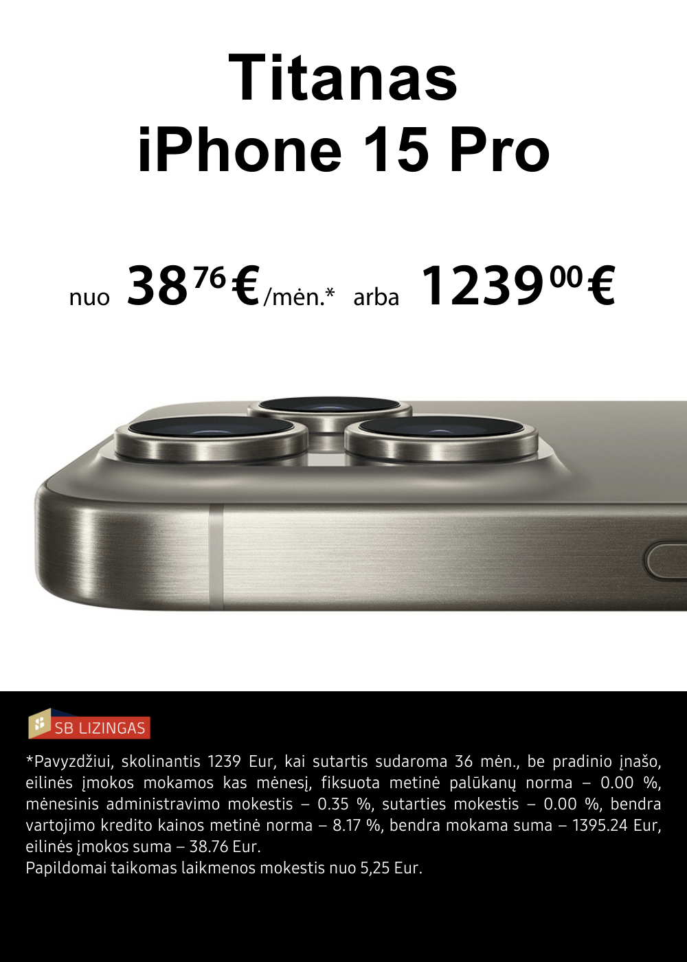 MP.lt iPhone 15 Pro jau prekyboj