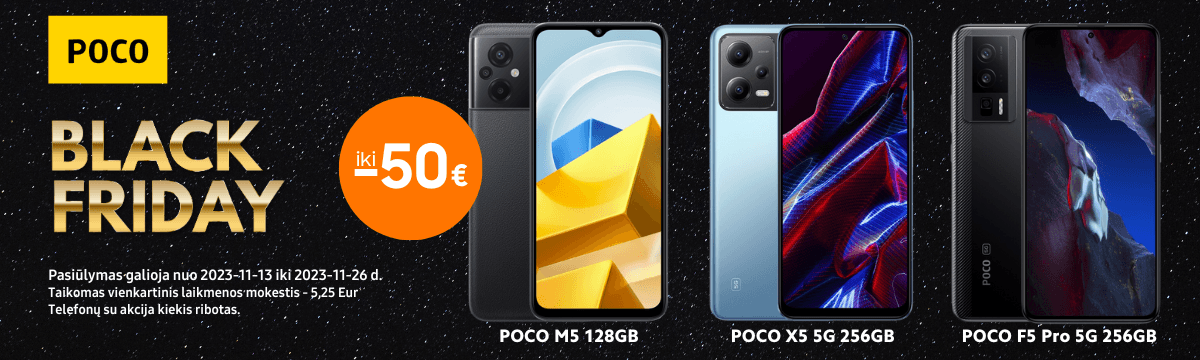 MP.lt POCO Black Friday akcija