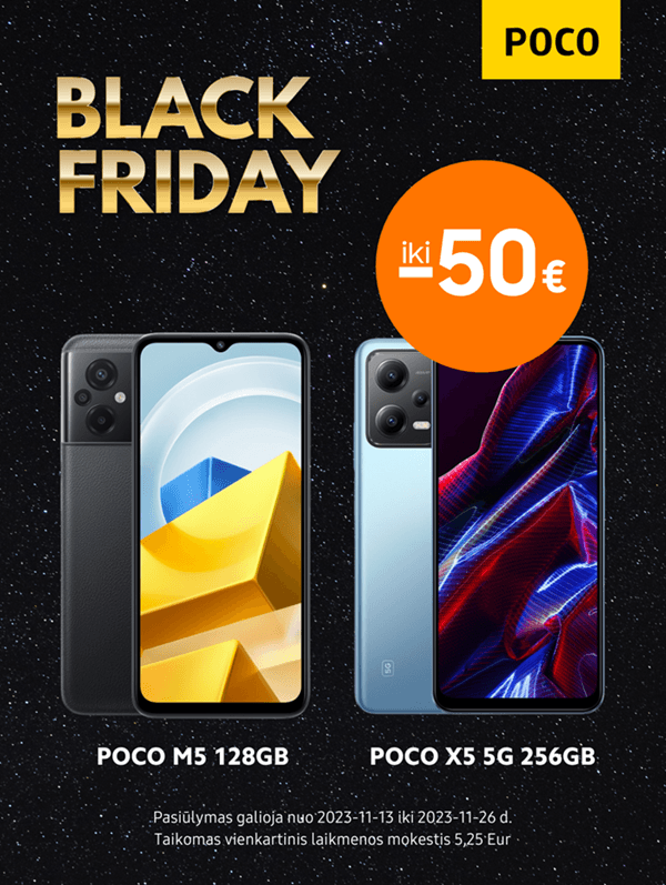 MP.lt POCO Black Friday akcija