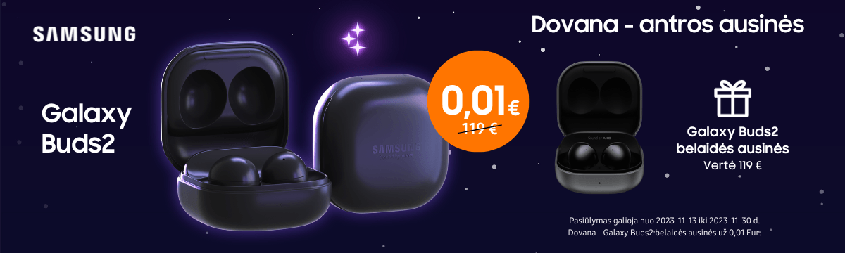 MP.lt Samsung Galaxy Buds2 ausinės dovanų