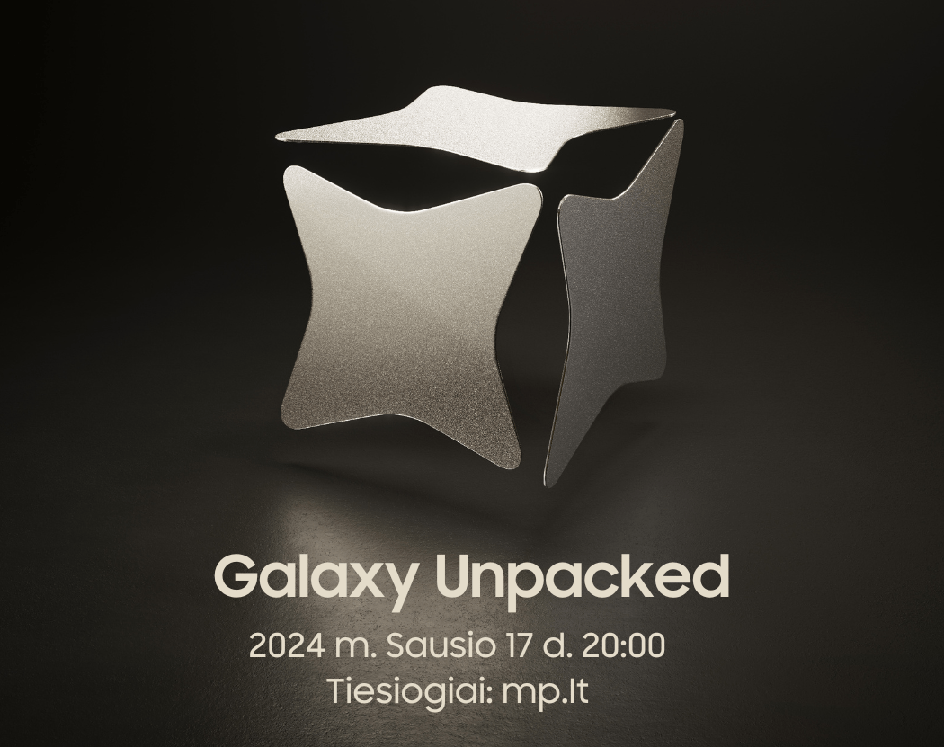 Samsung Galaxy Unpacked 2024 naujiena