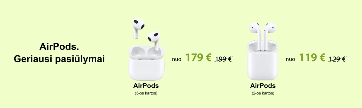 AirPods belaidės ausinės akcija, Mobili prekyba
