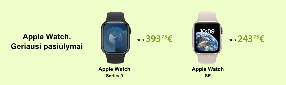 Apple Watch Series 9 akcija, Mobili prekyba