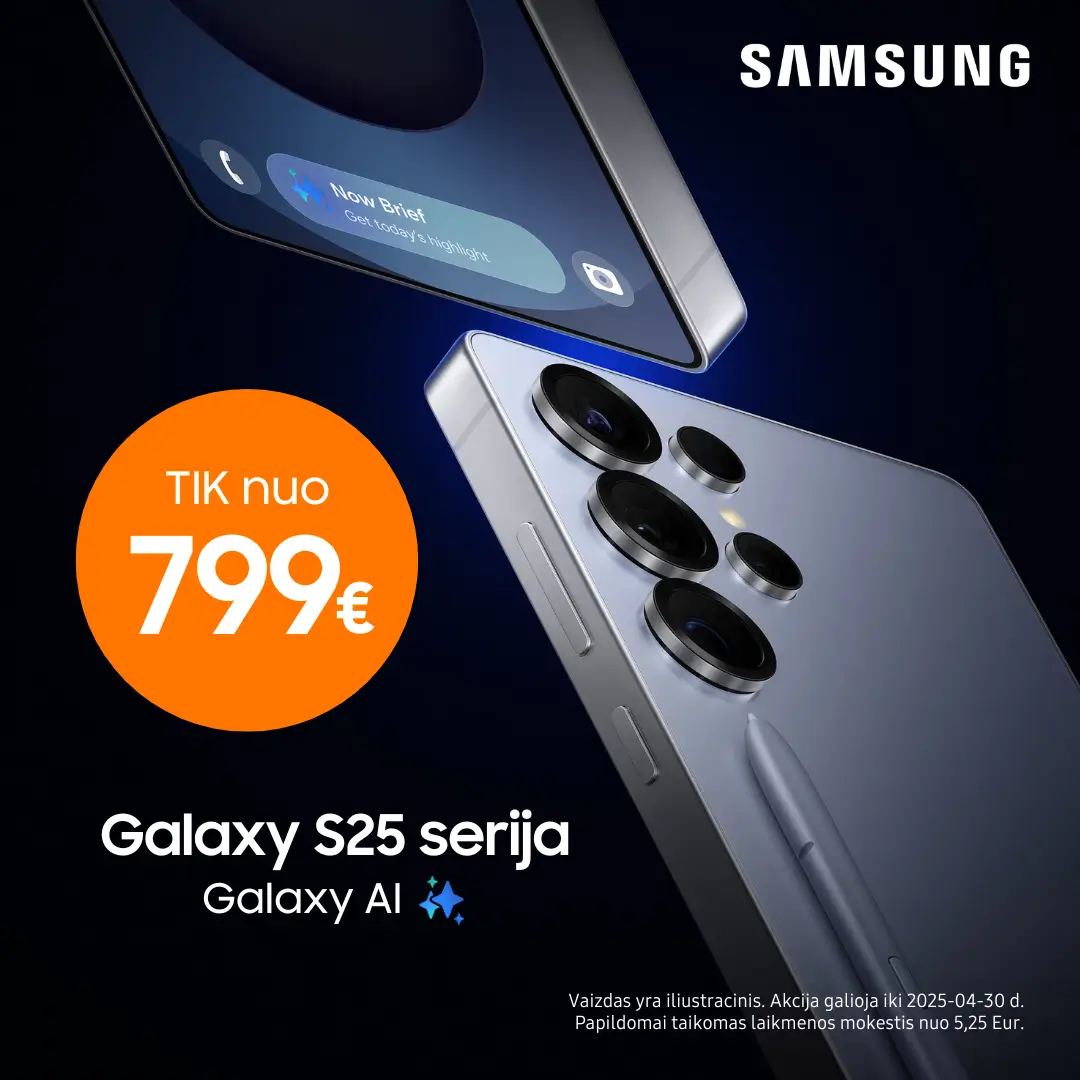 Samsung Galaxy S25 serija naujiena akcija, Mobili prekyba