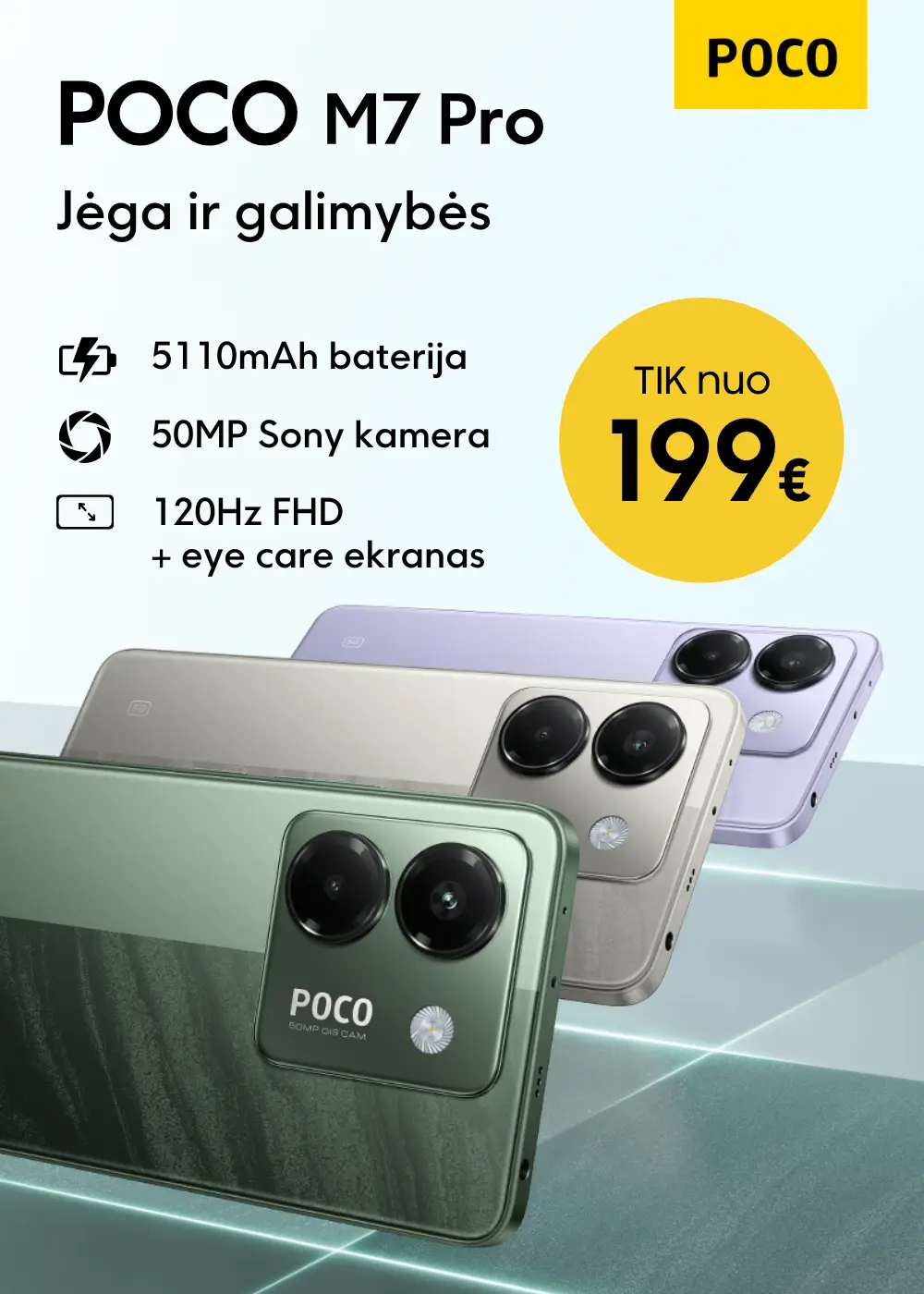 Poco M7 Pro naujiena, akcija, Mobili prekyba