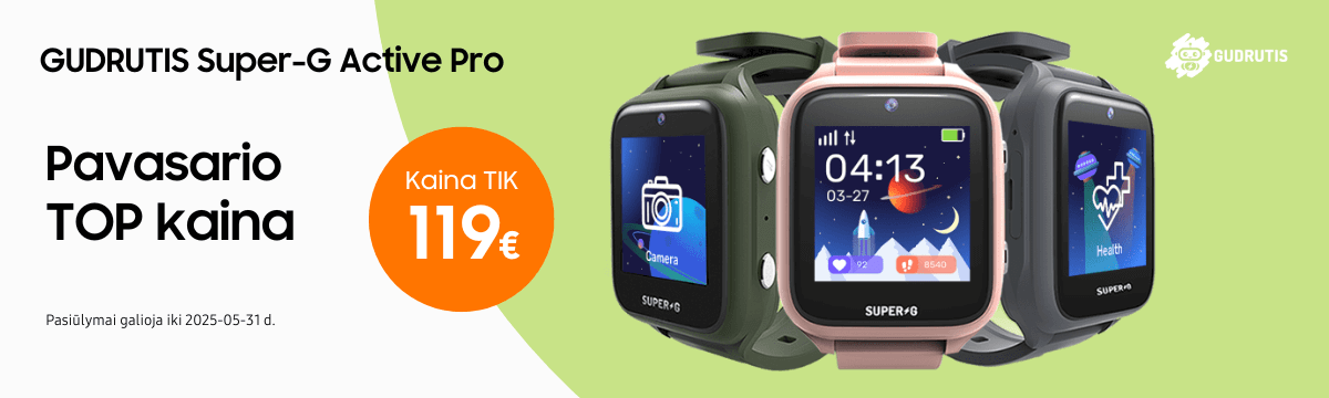 Gudrutis Super G Active Pro akcija, Mobili prekyba