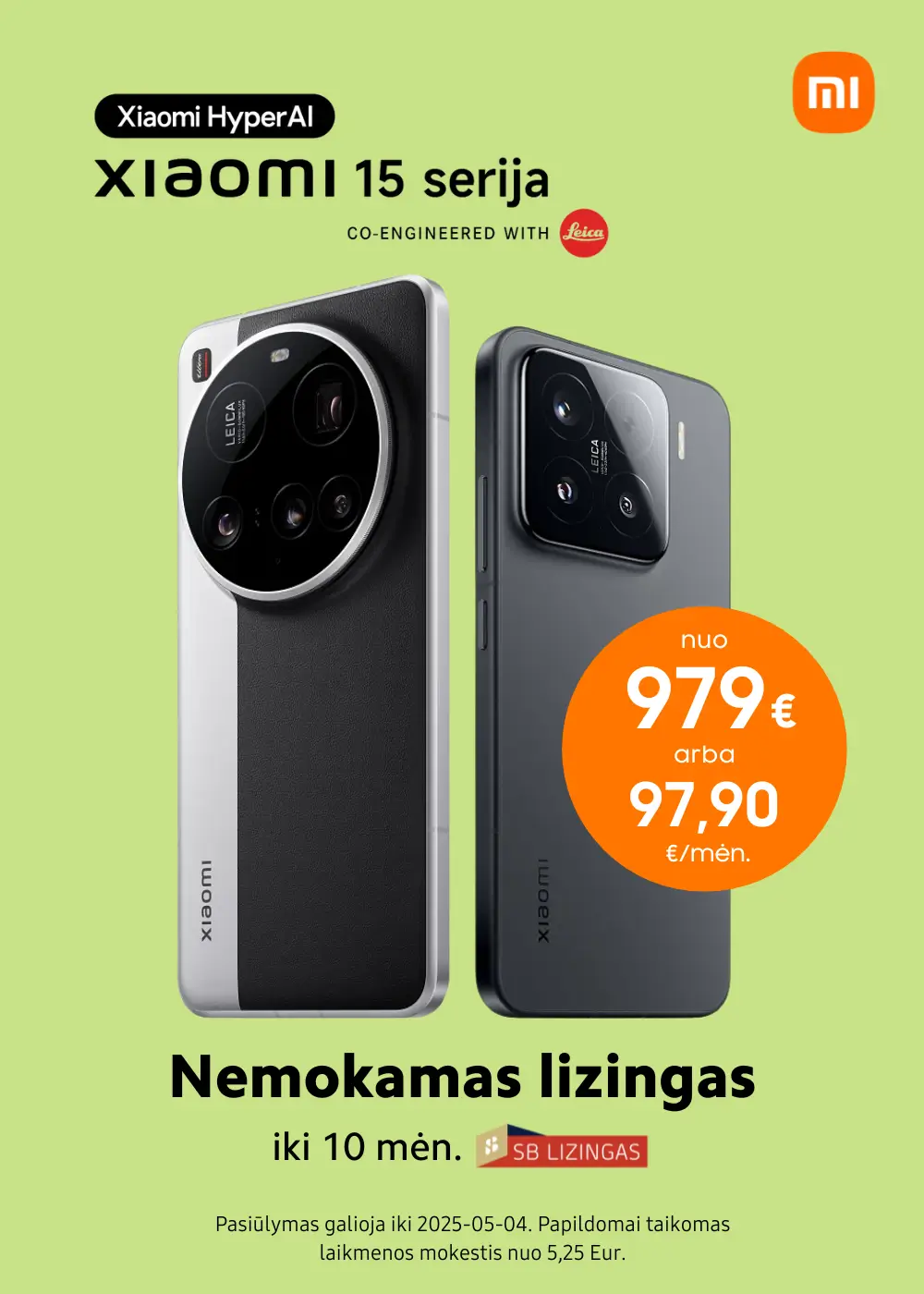Xiaomi 15 serijos akcija, Mobili prekyba