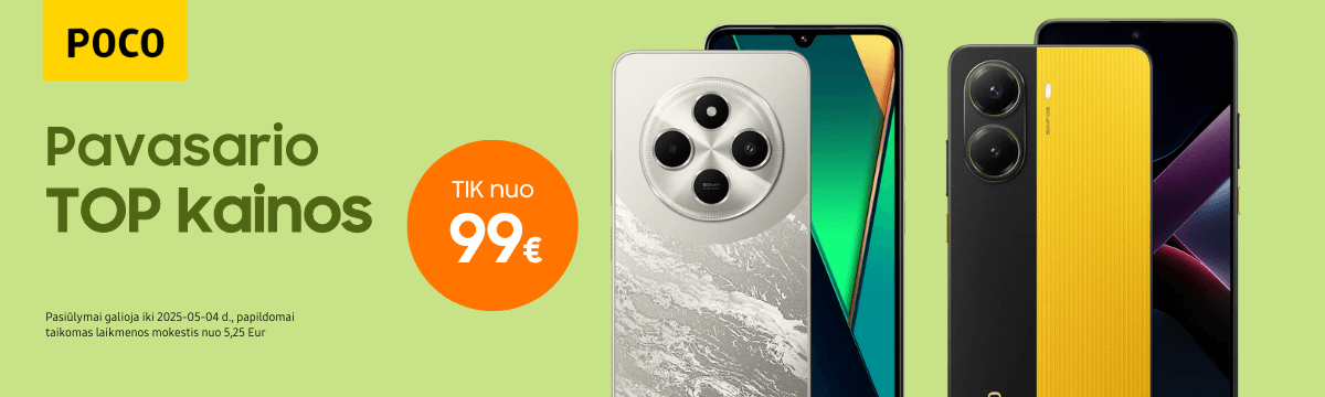 Poco pavasario TOP kainos, Mobili prekyba