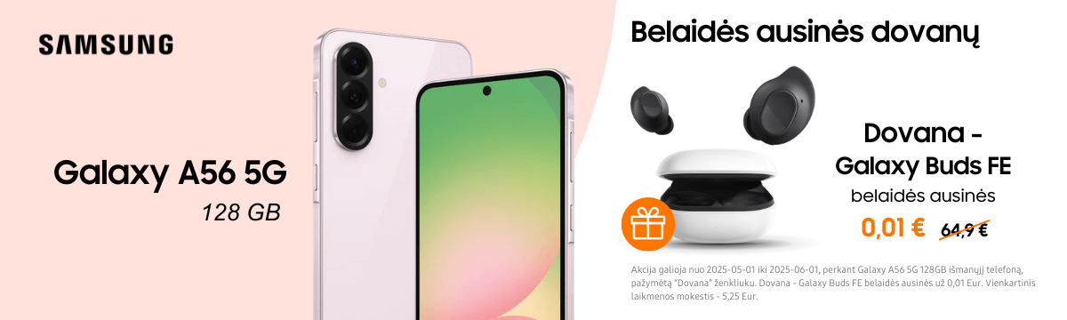 Samsung Galaxy A56 128GB su dovana, Mobili prekyba
