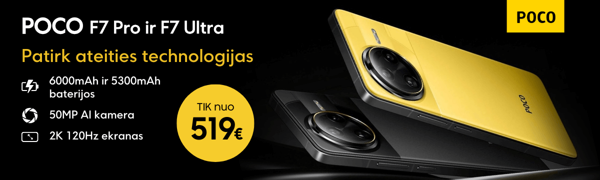 Poco F7 Pro ir F7 Ultra akcija, Mobili prekyba