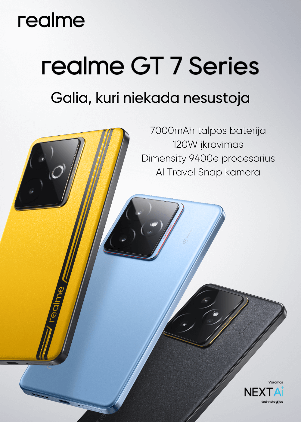 Realme GT 7 serija, naujiena, Mobili prekyba