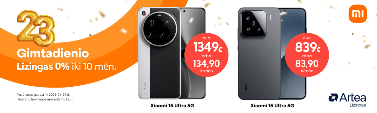 Xiaomi 15, Xiaomi 15 Ultra akcija, Mobili prekyba
