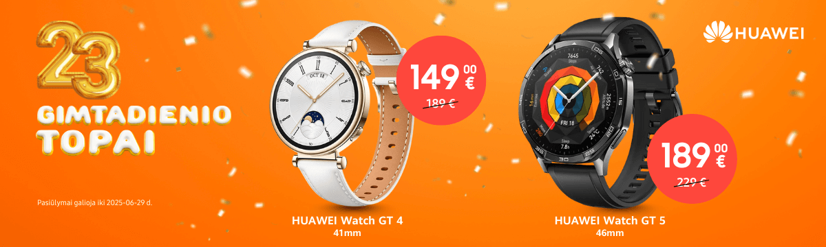 Huawei Watch GT 5, GT 4 akcija, Mobili prekyba