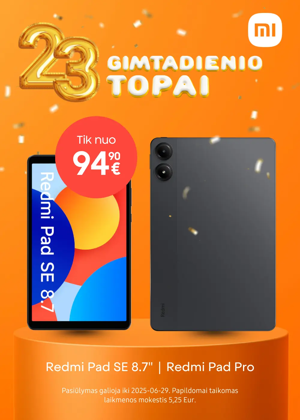 Xiaomi redmi Pad akcija, Mobili prekyba